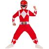 Rubie's Rubies Costume Power Ranger Rosso MGM Classic per bambino e bambina, Tuta e maschera, Licenza Ufficiale Power Rangers per Carnevale, feste e cosplay