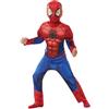 Rubie's 640895 - Costume da Spiderman Marvel Spider-Man Deluxe per bambini, ragazzi, anni, Giornata mondiale del libro