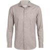 SONRISA - Camicia fantasia - Tortora