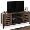 tectake® Mobile TV 110x41,5x50,5cm, Stile Industriale, Legno e Acciaio