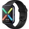 OPPO Smartwatch da 46 mm, Display AMOLED 1.91 , GPS, NFC, Bluetooth 4.2, 1GB+8GB, WiFi, Wear OS by Google, Android e iOS, Funzione di Ricarica Rapida VOOC, Nero [Versione Italiana]