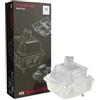 CHERRY MX2A RGB ERGO CLEAR Switch Kit, 36 Interruttori Meccanici (5-PIN), Per Tastiera Fai-Da-Te, Hot-Swap o Da Gioco, Switch Tattile Senza Clic, Liscio e Percepibile