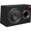 JBL BassPro 12 Active Subwoofer Set - Bass reflex woofer JBL box large 30 cm, 450 Watt amplifier Car sound system and Car hifi Bass box housing, Black