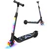 TS TST GRP LLC TST - Monopattino elettrico per bambini dai 6 ai 10 anni, con luci LED, monopattino per bambini con 3 livelli di regolazione, scooter elettrico per bambini con ruote da 5,3 e velocità massima 10 km/h