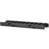 ‎APC Horizontal Cable Manager, 1U x 4" Deep, Single-Sided with Cover
