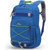Mountaintop Zaino per bambini, 15 l, con cintura toracica, leggero, per ragazzi e ragazze, ideale per scuola ed escursioni (25 x 14 x 41 cm), ergonomico e traspirante, 18L blu scuro, 18l