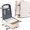 SZLX Zaino Ryanair Donna Zaino da Viaggio Bagaglio a Mano 32L Uomo Borse da cabina 45x36x20 Easyjet Travel Backpack Adatto a laptop da 15.6 Pollici con scomparto per scarpe per Lavoro e Scuola
