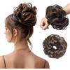 XFSRG Ciambella Chignon Messy Bun Elastico Posticcio Capelli Sintetici Acconciatura Updo Voluminoso Naturale