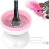 Mf ArtShop Macchina Elettrica Per la Pulizia Pennelli Trucco Lava Pennelli Per Trucco Automatico Make Up, Ricarica USB, Pulitore, Pulizia Pennelli Make Up, Set