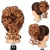 FDEETY Chignon Riccio Messy Posticcio Capelli Sintetici Elastico Coda Acconciatura Updo Voluminoso Ciocca Arricciata