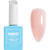 FZANEST Hema-Free Rubber Base Builder, gel per unghie, colore rosa chiaro, smalto naturale per unghie (Milky Nude)