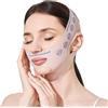 Dathjree Maschera Viso V-Line, Fascia Sottogola Riutilizzabile per Lifting Facciale, Riduttore Doppio Mento Regolabile, Fascia Lifting a V, Cintura Modellante per il Viso