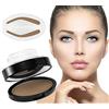 Boobeen Sopracciglio Seal Timbro Polvere - Un secondo Make Up Nature Tinting Coloring Kit - Crea sopracciglia dall'aspetto naturale per i principianti del trucco