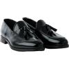Giosal Mocassini Uomo con Nappine Scarpe Camoscio Eleganti Cerimonia Pelle Scamosciata Suola di Cuoio con Ovalino Antiscivolo Casual Vari Colori (42, Nappine Blu)