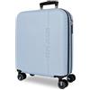 Pepe Jeans Montana Valigia da Cabina Blu 40x55x20 cm Rigido ABS Chiusura TSA Integrata 37 L 3 kg Estensibile Bagaglio a Mano