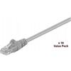 Microconnect UTP Cat5E 10 m Cavo di rete grigio (V-UTP510VALUEPACKAGE)
