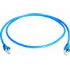 TELEGÄRTNER Mini cavo patch S/FTP Cat.6A, MP8 FS500, LSZH, 1:1, blu, 2 m