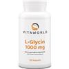 Vitaworld L-Glicina 1000 mg | 120 capsule | ad alto dosaggio con 1000 mg di glicina per capsula | vegano