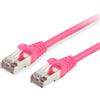 Equip 615586 Equip Cavo patch Cat6 S/FTP 2xRJ45 40,00m rosa LSZH Polybeutel