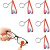 Dtaigou Strumento detergente per occhiali, utensile per pulizie di occhiali 6 pezzi