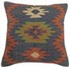 Trade Star Tradestar Indian intrecciato in iuta cuscino, tappeto kilim, cuscini di 18 x 18, boho Home Decor, vintage federa, cuscino in stile orientale, decorativo cuscini 18 X 18 Inches Pattern 8
