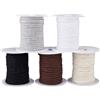 BENECREAT 5 Colori 75m Corda Macramè Naturale, Cordoncino di Cotone Intrecciato Largo 5mm per Cucire Tappezzeria, Forniture per La Creazione di Gioielli Fai Da Te e per Confezioni Regalo