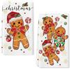NUOGUAYI Strofinacci Cucina Natalizio, 2 Pezzi Strofinacci Natale, Asciugamani in Microfibra, Morbidi e Assorbenti, 43 X 66 cm Strofinacci Cucina, Asciugamano Natalizio (A)