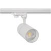 LEDKIA LIGHTING LEDKIA Faretto LED Binario Trifase 20W Regolabile Mallet Bianco 4000K Bian | 20W Regolabile | 2000 lm | No Flicker | Orientabile | Angolo 36º | Interni Showroom e Negozi, Bianco Naturale 4000K