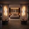 Arcadia Applique da Parete Interno LED 48 cm 16W 2000 Lumen 4500K Luce Naturale - Lampada da Muro Moderna per Soggiorno, Bagno, Cucina, Camera da Letto e Corridoio - Modello Europa (Bianco - 2 Unità)