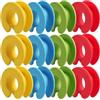 OSALADI Anelli in Silicone Antiscivolo Facili da Trasportare e Conservare per Grucce 12 Pezzi Stile Elegante per Balcone e Asciugatura