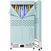 EviKoo Asciugatrice Elettrica Portatile Verticale, 2000W Asciuga Biancheria da Interno Elettrico, asciugatrice Elettrica da 560L con Telecomando per La Lavanderia Domestica
