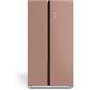 CREATE Frigorifero Side-by-side 550 / frigorifero side-by-side 550L moka / 91,2 x 70,4 x 177,7 cm/No Frost, modalità vacanze, trattamento antibatterico, touch elettronica, 158 W
