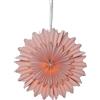EGLO Stella di Natale da interno, decorazione a stella in carta | da appendere, decorazione per finestra rosa, stella 3D per Avvento, decorazione da parete per soggiorno, Ø 50 cm