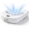 Niktulo Aspiratore per Unghie Professionale - Potente con 2 Filtri e 1 Pennello, Silenzioso Aspiratore per Unghie Studio e Casa, Bianco