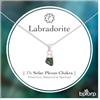 Bixorp Collana con Pietra Preziosa Grezza in Argento Sterling 925 Placcato Oro - con Ciondolo in Pietra Grezza - Collana Chakra da Donna - Regolabile 45 cm + 5 cm