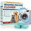Aemmbon Washing Machine Cleaner Pro, Prolunga la vita della tua lavatrice (12) | Washing Machine Cleaning Tablets, Elimina Quelli Legati Agli Animali Domestici E Depositi, Compatibile Con Tutte Le Lavatrici