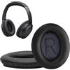 kwmobile 2x Cuscinetto Cuffie Compatibile con Bose Quietcomfort 35 35II 25 15 / QC35 QC35II QC25 QC15 Pad - Cuscinetti Ricambio Cuffie Over Ear Simil Pelle - nero