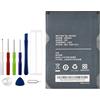 Vvsialeek TBL-55A2550 - Batteria di ricambio compatibile con kit di attrezzi