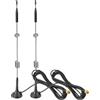 Bingfu Antenna WiFi 7 Tri-banda 2,4/5/6 GHz 8 dBi RP-SMA Maschio