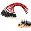 Hilacini 10 Pezzi Cavo Pigtail DC, Connettore DC 5.5 x 2.1 mm, Cavi di Alimentazione Pigtail Maschio Femmina per Telecamera CCTV Sicurezza, Connettori Pre-Stagni Alta Qualità Ignifugo Installazione Facile