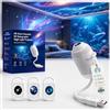Generic Proiettore HD Star Plug and Play, proiettore HD Smart Dynamic 5D olografico con 3/6/12/24 pellicole di proiezione, Galaxy Star 2 in 1 con alimentazione USB rotante a 360°, 3 pellicole