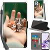 PHINIENLAND Cover per Motorola Moto G13 / G53 PU Pelle Custodia Flip Gatto