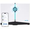 HYPEREV Gaming Router AX3000 PC e console Booster di gioco per PS5/PS4, Xbox, Switch/Switch2 con servizio console GearUP di 3 mesi | Booster WiFi per giochi dual band WiFi 6, 2402Mbps, 5GHz e