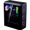 XPG by ADATA - Valor Air Plus - Case per PC ATX Mid Tower con 4 ventole ARGB, Supporto VGA Fino a 340 mm, Supporto Raffreddamento CPU Fino a 160 mm - VALORAIRPLUSMTA-BKCWW