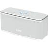 DOSS SoundBox Cassa Bluetooth 12W, Altoparlante Senza Fili Portatile Speaker, Pulsanti Touch, Suono Stereo, Microfono Integrato, Slot per Scheda TF, AUX-IN, 12 ore di Autonomia [Bianco]