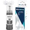 LCL 114 Inchiostro Compatible con Epson 114 Grigio Flacone di Inchiostro Compatible con EPSON ECOTANK ET-8500 ET-8550(1-Pack)