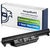 NinjaBatt Batteria A32-K55 per Asus K55VD K55 X75V F75VD R500V A32-K55X | Compatibile X75A F75V F75VB F75VC R503U R503A R503C X75VD K75VM K75DE K55N K45VS K45VJ K55DR - 6 celle 4400mAh 48Wh