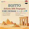 EXPRESIM Scheda SIM prepagata Egitto | 5 GB validi 30 giorni | senza vincoli e senza registrazione | totalmente anonima | tariffa prepagata | scheda mobile 5G/4G | SIM solo dati