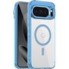IMEIKONST Magnetica Cover per Google Pixel 10 Pro XL, Compatibile con MagSafe, Custodia Trasparente Protettiva di Grado Militare Anti Ingiallimento Case per Google Pixel 10 Pro XL. Azzurro BCCX