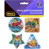 Idena 40430 - Divertenti Giochi di Pazienza, 4 Pezzi, Piccoli labirinti con Divertenti Emoji di Sfondo nelle Forme Cerchio, Triangolo, Quadrato e Stella, Dimensione Media Circa 6 cm